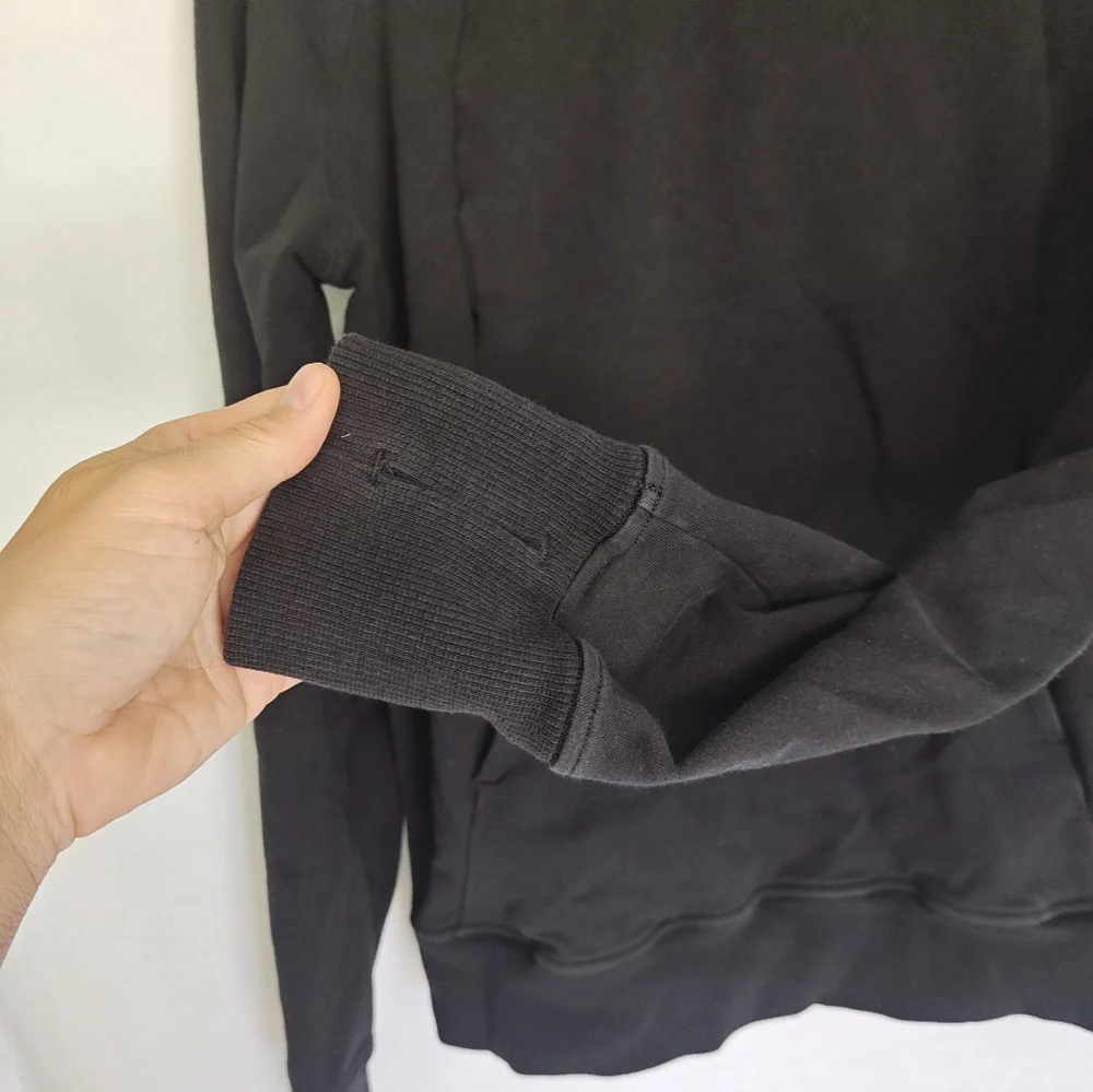 Lululemon‎ Scuba Pullover Hoodie Hooded Sweatshirt Black Est. 8 Medium Large